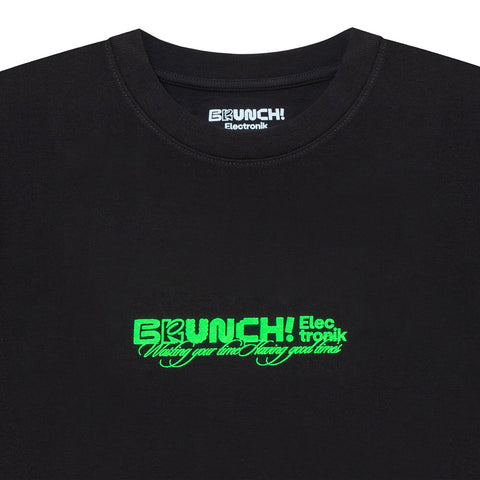 Camiseta negra "Brunch Electronik"