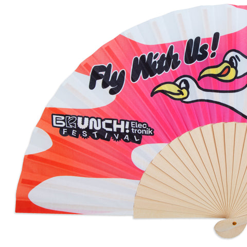 Abanico "Fly with us"