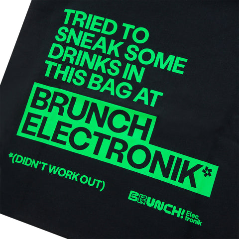 Tote bag negra Brunch Electronik